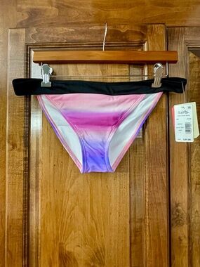 Salt Life Women’s Lilac Purple Cheeky Banded Hipster Bikini Bottoms